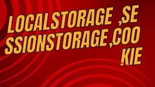 Cookie local storage session Storage difference