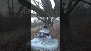 В ЭТИХ ЛЕСАХ СПРЯТАН КАМЕНЬ ДЬЯВОЛА THE DEVIL'S STONE IS HIDDEN IN THESE WOODS 