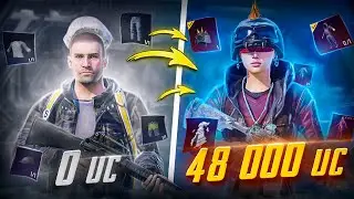 САМАЯ ЛЮТАЯ ПРОКАЧКА АКАУНТА ПОДПИСЧИКУ НА 48.000 UC🥵😱В PUBG MOBILE / ПУБГ МОБАИЛ