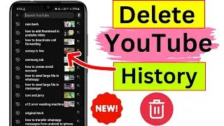 How to Delete YouTube Search & Watch History 2024