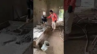 the building master teaches how to quickly make cement mortar...