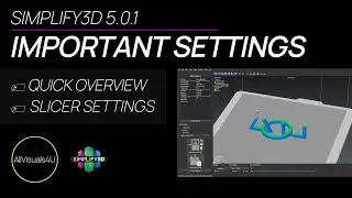 📊Simplify3D 5 Settings - 3D Print Settings - 3D Print Quality - 3D Print Speed -First Layer 3D Print