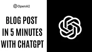 How to Write a Blog Post with Chat GPT ll Make Money Online with Open ai