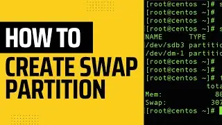 How To Create Swap Partition in Linux || RHEL8 / CentOS8