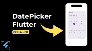 How To Create A Flutter Date Picker in Just 4 Minutes !