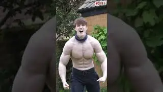 Реакция людей на накладные мышцы 👀