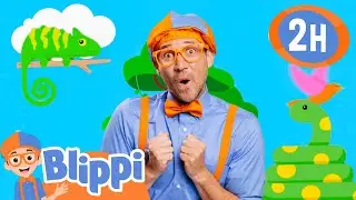 Blippi Learns About Reptiles | Blippi | Educational Kids Videos | Moonbug Kids