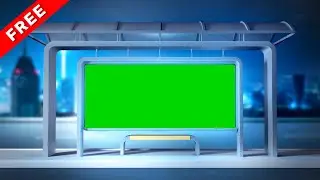 TOP 4 SIGN BOARD green screen