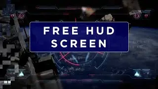 Free HUD screen for any video footage | free assets for premiere pro