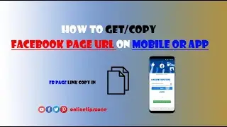 How to copy Facebook Page LINK on Phone