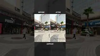 Blender CGI Before and After  