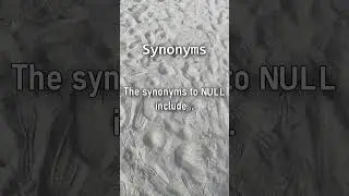 NULL Synonyms in MySQL Server