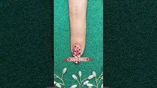 Red Ribbon transparent nail design hack you should try 