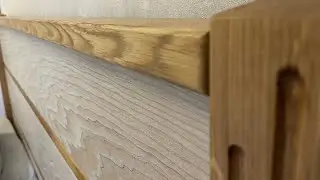 Кровать из дуба и ясеня своими руками|Bett aus Holz selben bauen