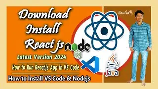 How to Download and Install React Js Setup for VS Code |l React js and Nodejs in Vs Code