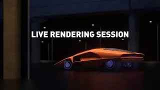 Lancia Stratos Zero - Rendering and hanging out!