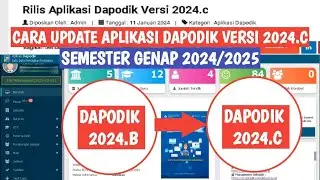 CARA UPDATE APLIKASI DAPODIK VERSI 2024.C SEMESTER GENAP 2024