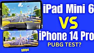 iPad Mini 6 Vs iPhone 14 Pro Max Pubg Test 2023 | Iphone 14 Pro Max Vs ipad mini 6 |PUBG| IBTech99🔥