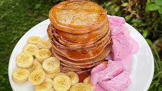 Готовим панкейки на острове .              Recipe for the most delicious pancake