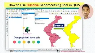 How to Use Dissolve Geoprocessing Tool in QGIS | Vector Geoprocessing Tool | Polygon Dissolve