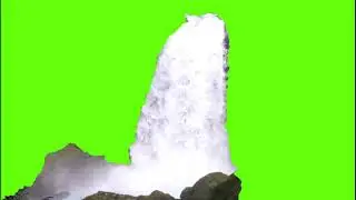 Waterfall Green Screen Effect