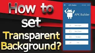How to set Transparent Background in Activity Programmatically? (Android JAVA)
