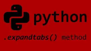 Python expandtabs() string method