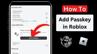 How to Add Passkey in Roblox