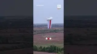 Бойцы Полка Калиновского отправили БЧБ-флаг в сторону Беларуси 