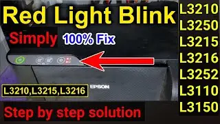 reset epson l3210 l3250 l3216 l3215 l3252 fix red light blinking solution | epson l3210 resetter