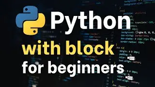 Python Tutorial: open() within the with statement for beginners