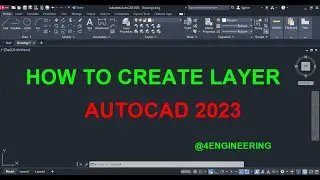 How to create a layer in Autocad 2023