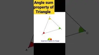 #angle #Sum property of #triangle #maths #mathematics #mathstricks #shorts #short #viral #trending