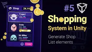 Unity Shopping System (Part 5), Generate shop items
