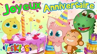 Joyeux Anniversaire + 25 min de chansons et comptines à gestes pour bébé | YesKids Français