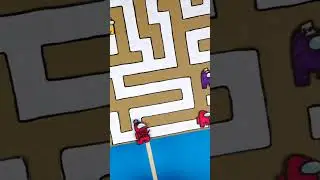 Among Us Walkthrough Maze DIY & Gameplay 😊 Easy paper craft ideas  