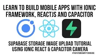Ionic React Supabase,  Image Upload Tutorial