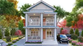 Home Design Small House   Most Beautiful Small House 2 Storey Very Special highlight