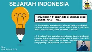 SEJARAH XII Disintegrasi Bangsa