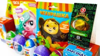 СЮРПРИЗ МИКС 💟 МОНЕТКИ из ПЯТЕРОЧКИ КИНДЕРЫ ЧЕБУРАШКА Вайбики SPAR Холодное Сердце Май Литл Пони