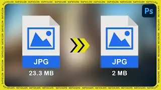 [ Photoshop Tutorial ] How to Reduce Image Size  in Photoshop