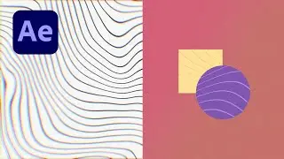 After Effects: Wavy Line Background & Texture Tutorial