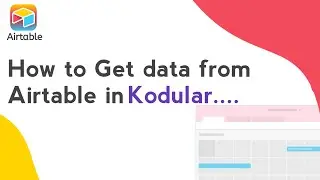 How to Get/Fetch data from Airtable in Kodular | SpreadSheet Component |