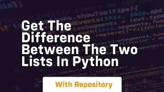 Get the difference between the two lists in python