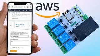 IoT Industrial Automation using Amazon AWS IoT Core & ESP8266