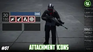 UE4: TUTORIAL #57 | Attachments icon displays (Division style HUD)