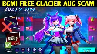 🔴BGMI FREE GLACIER AUG SCAM | FREE UPGRADE PAN SKIN | DEEP SEA TERROR AUG SKIN EVENT