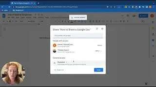 How to Share a Google Doc