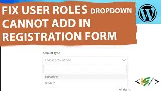 How to Fix User Roles Cannot Add / Show in Dropdown in Registration Form Ultimate Member WordPress