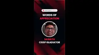 CISSP InfosecTrain Review | CISSP Success Stories | SAINATH CISSP Gladiator